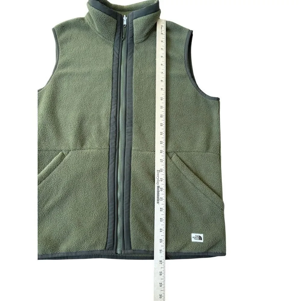 The North Face Men Carbondale VEST Full Zipper size M Green‎